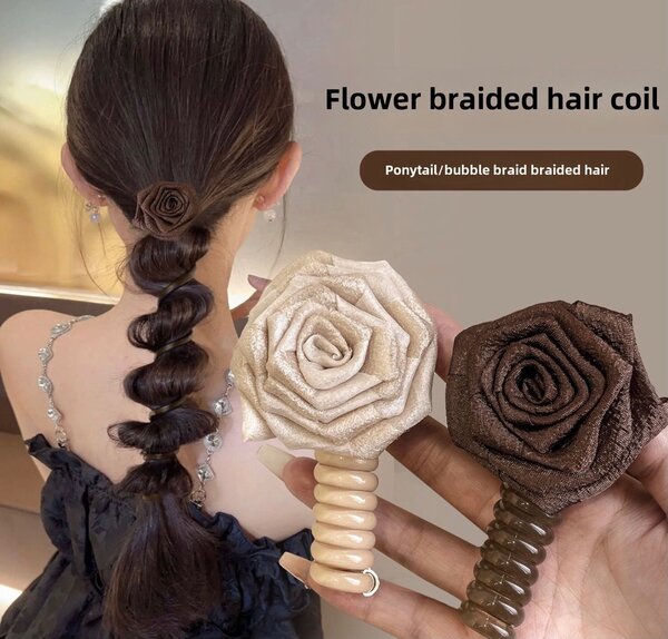 Flower Hair Rope (coil)