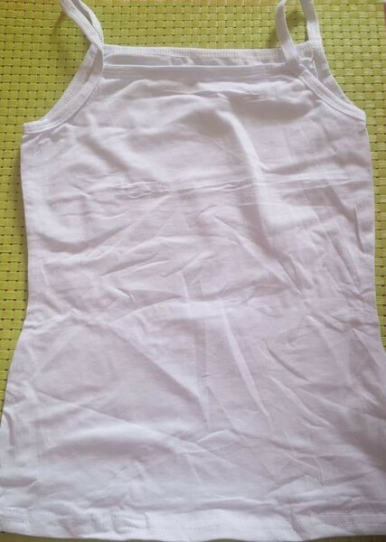 Débardeur Blanc enfant coton