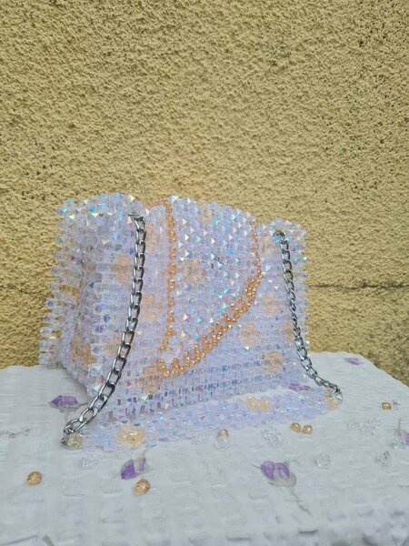 Sac à main, sac en perle