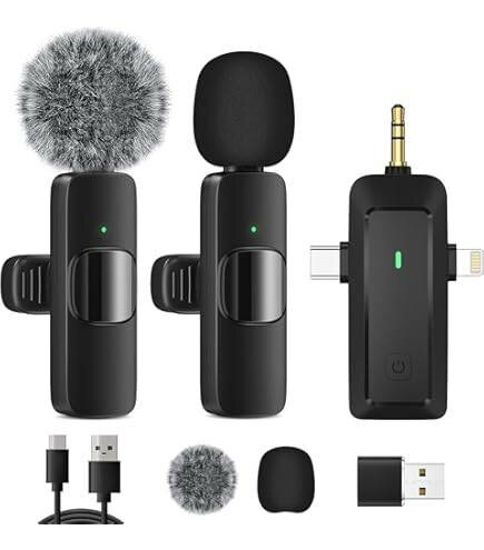 Microphone Lavalier 3-en-1