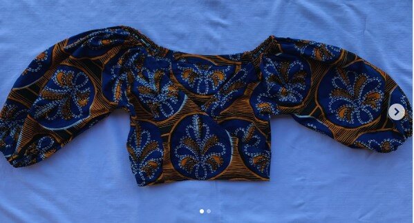 chitenge crop top