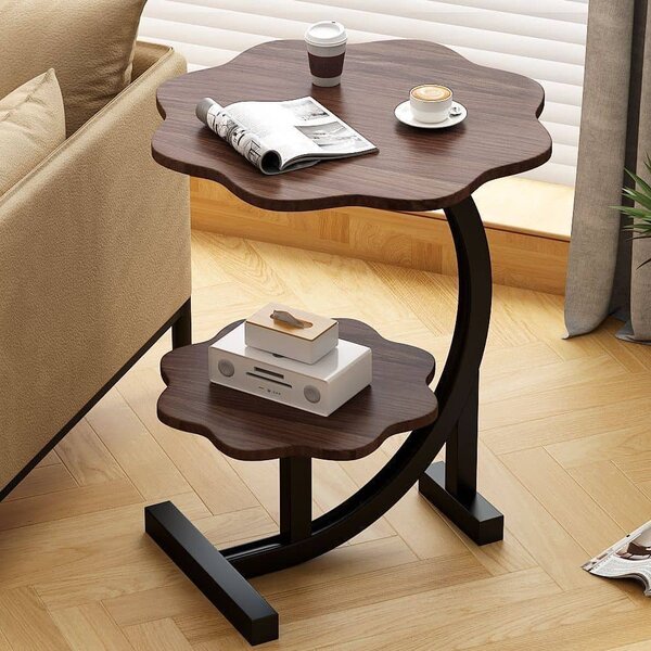 Table d'appoint design en bois