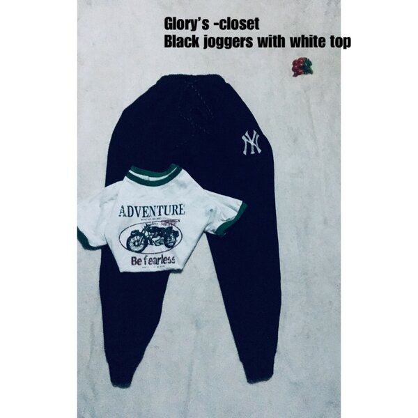 Joggers trouser with crop top