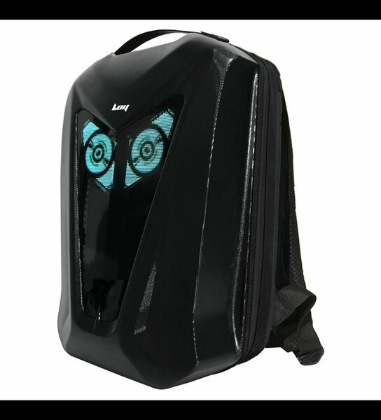Sac à dos futuriste LED intégré