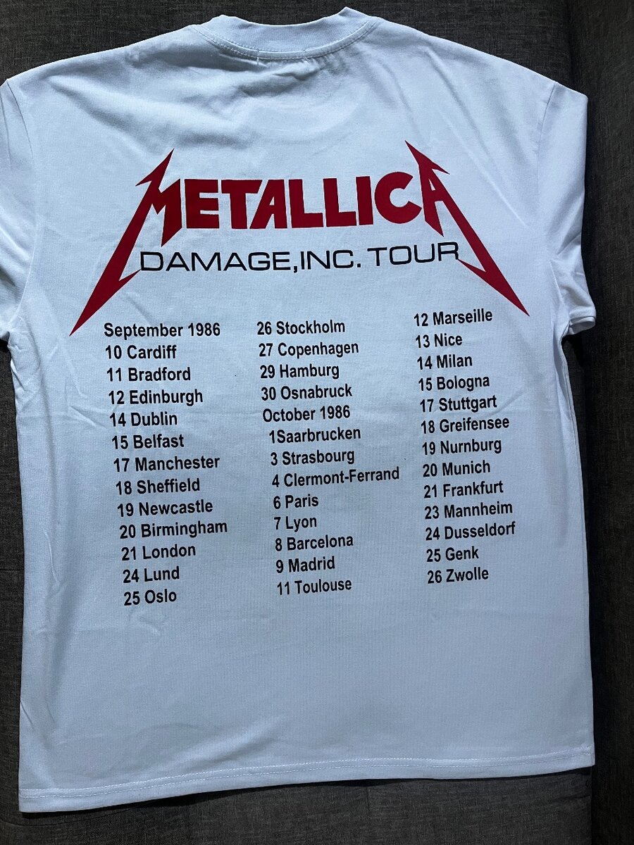T-shirt Metallica Master of Puppets
