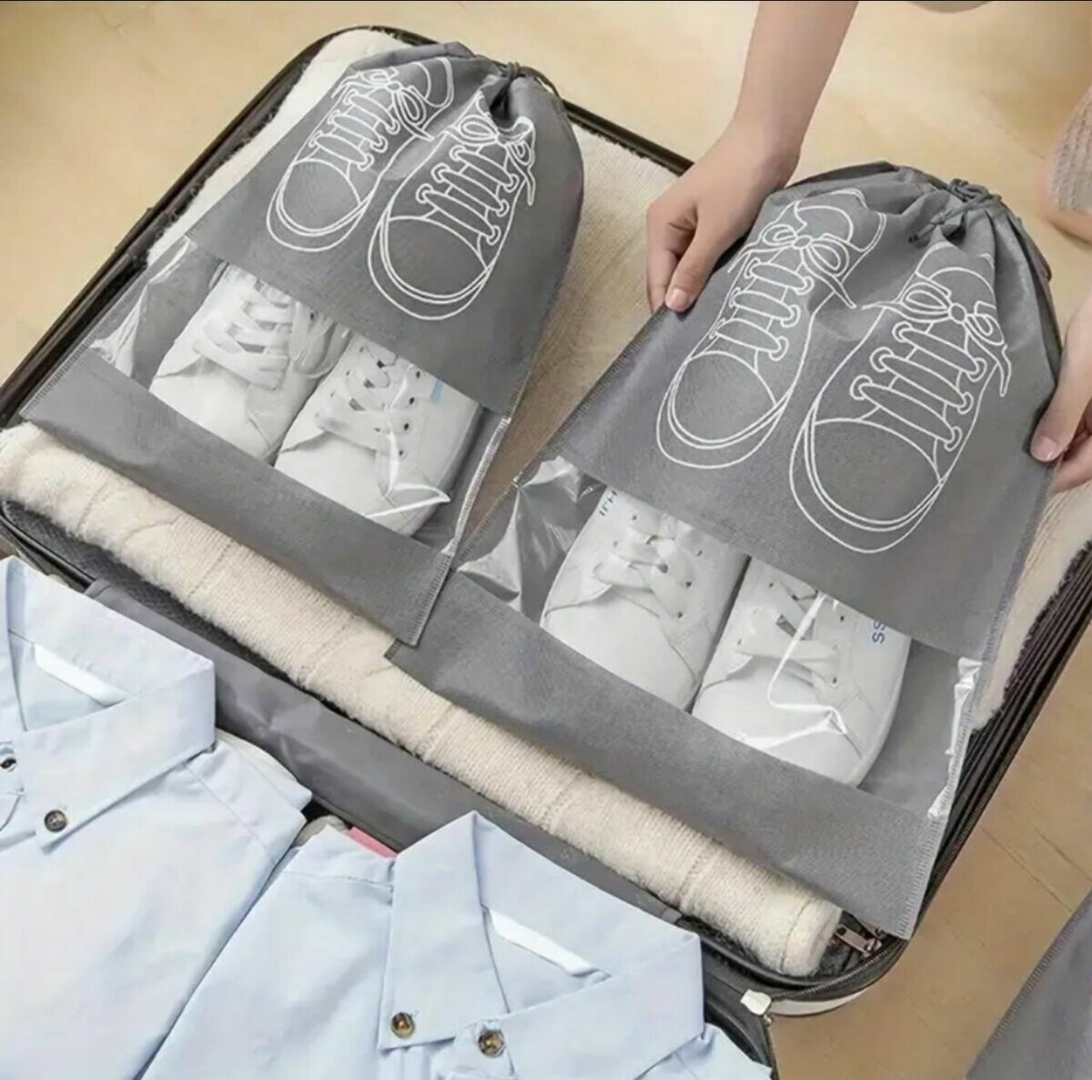 10Sacs de rangement chaussures