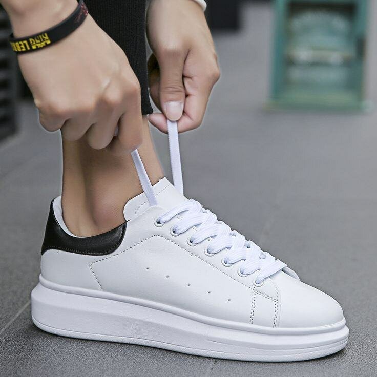 Sneakers en cuir élégants