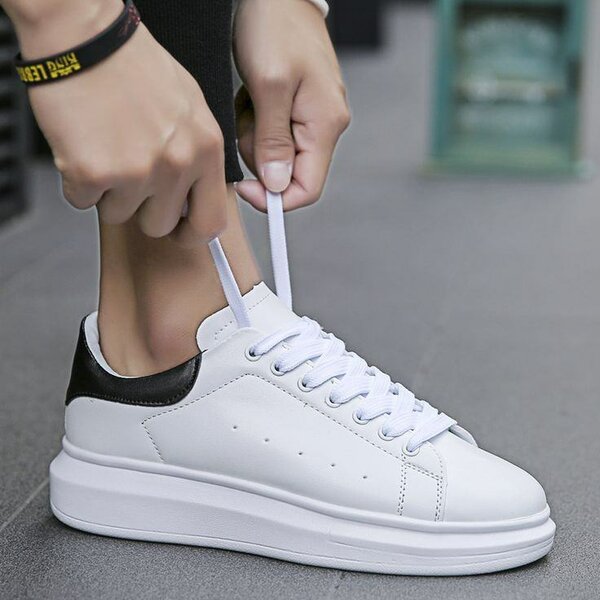 Sneakers en cuir élégants