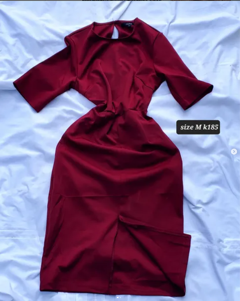 red dress