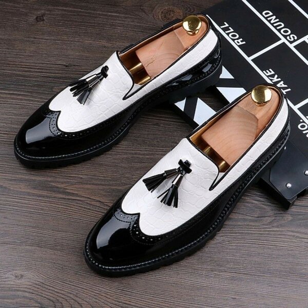 Office Wear White And Black