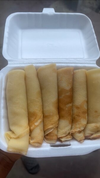 Crêpes nature simple