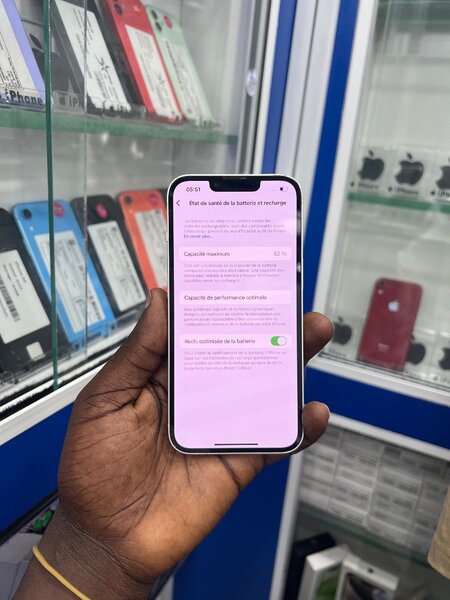 iPhone élégant blanc