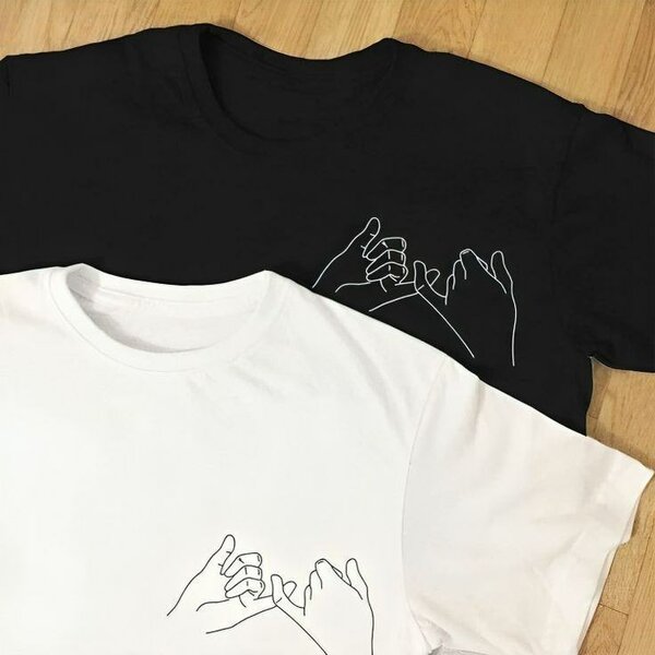 T-shirts couple personnalisés