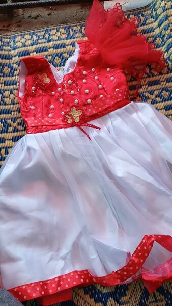 Robe de Fête Enfant Rouge