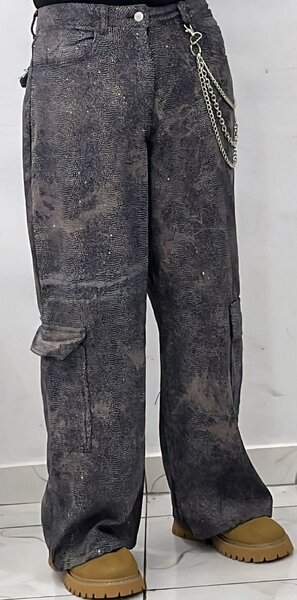 Pantalon cargo vintage unisexe