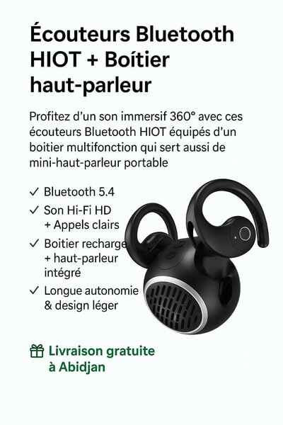 Écouteurs Bluetooth HIOT 360°