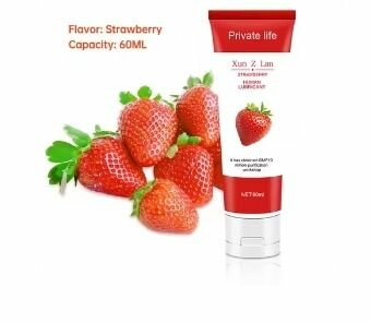 Lubrifiant fruité fraise 60 ML