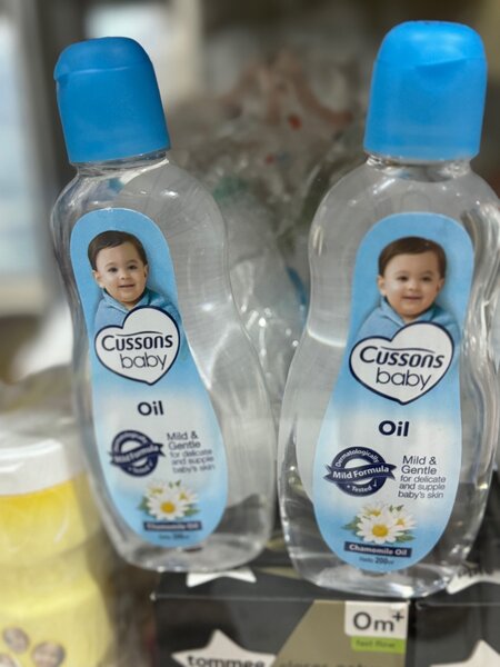 Baby lotion and oil