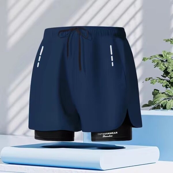 Short 2 en 1 sans poche