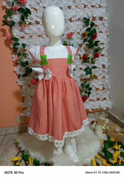 Robe scolaire orange
