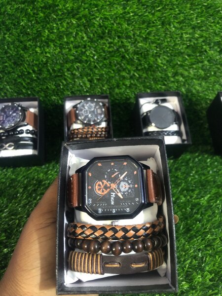 Montre Homme Bracelet En Cuir