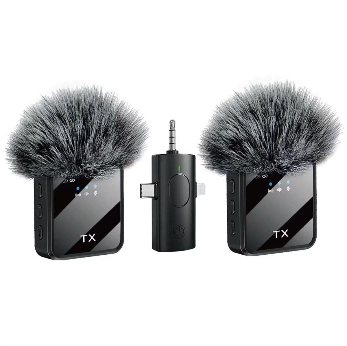 Microphone sans fil 3 en 1 universel