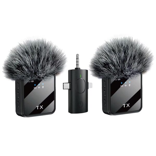Microphone sans fil 3 en 1 universel