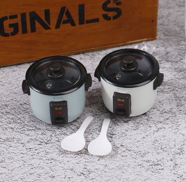 Scale Miniature Dollhouse Rice Cooker Machine Modle