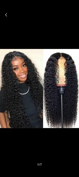 Curly hair