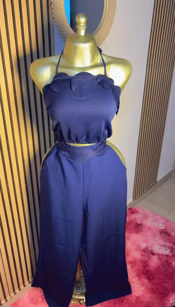 Ensemble Femme Bleu Élégant