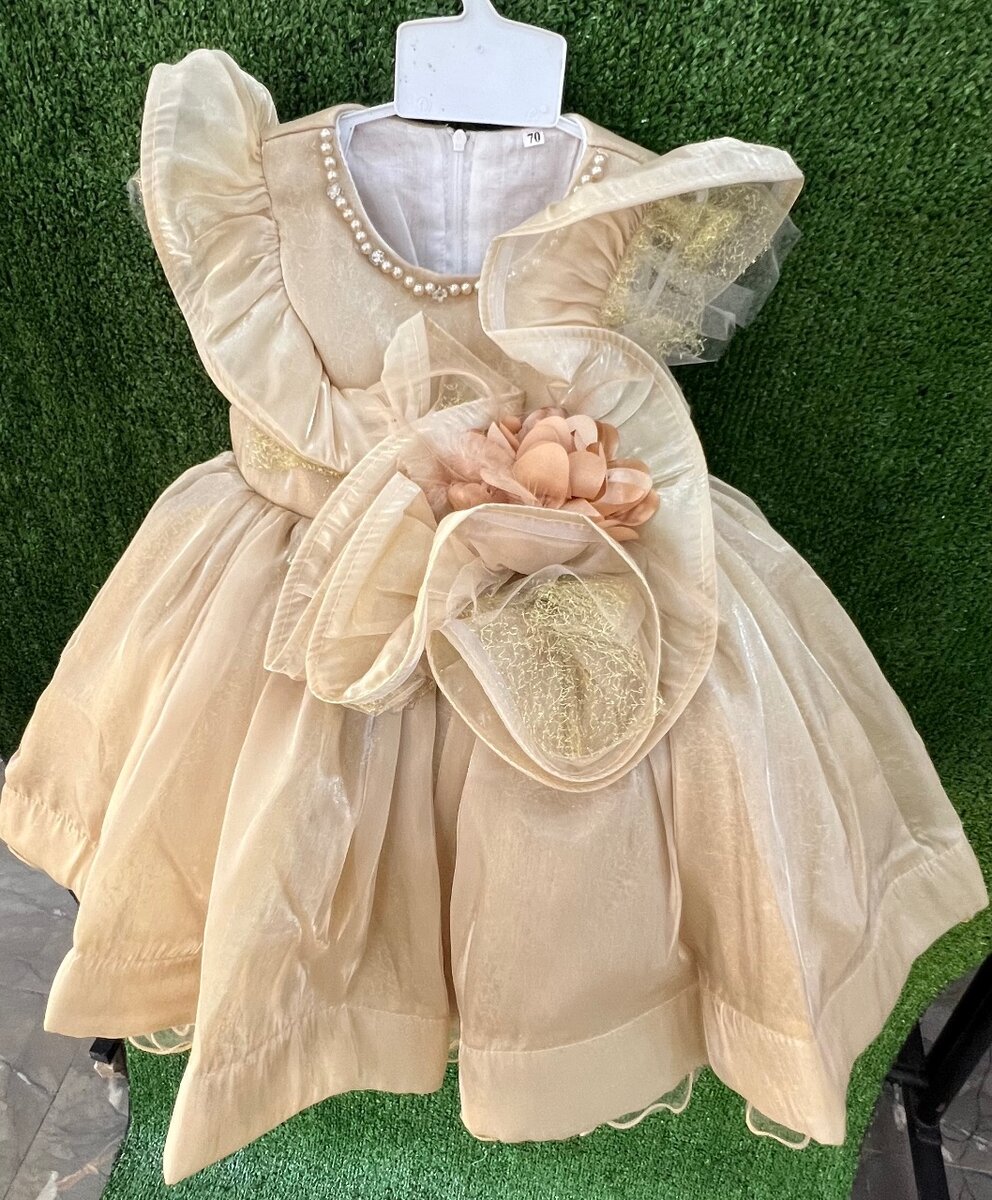 Gold dress