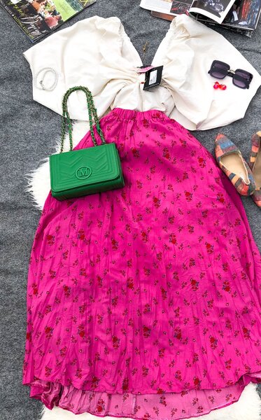 Maxi skirt and top