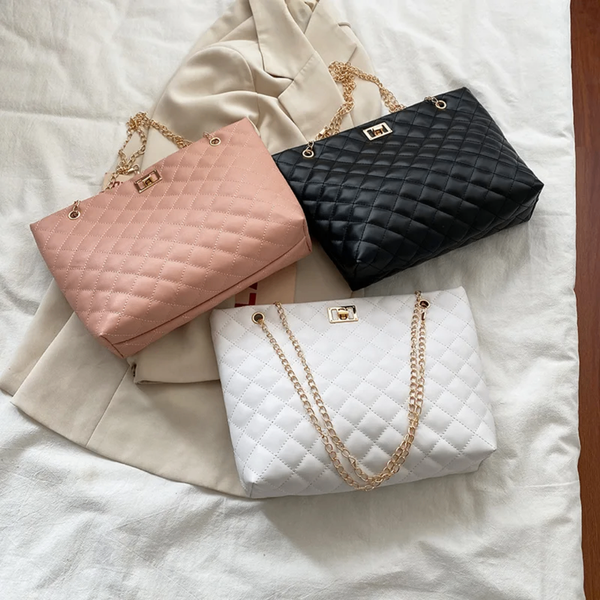 Sac à main chic matelassé