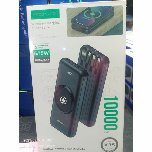 Power bank magnétique 10000mAh