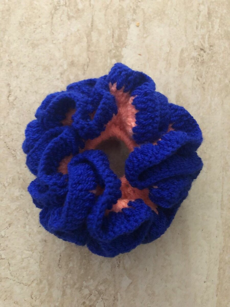 Chouchou élastique tricoté