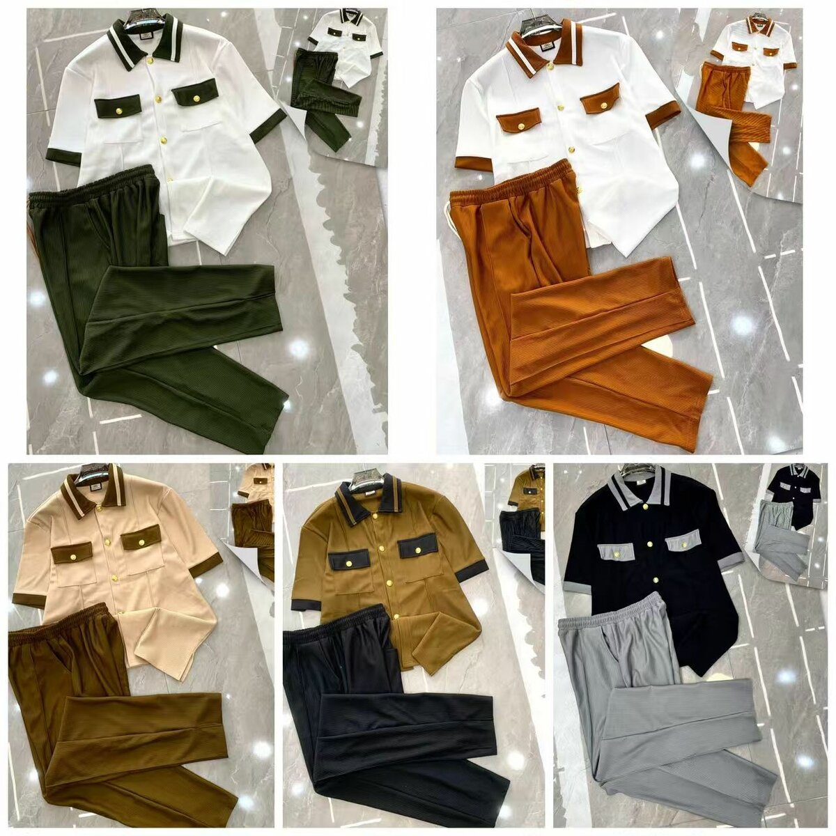 Ensemble chemise et pantalon élégant