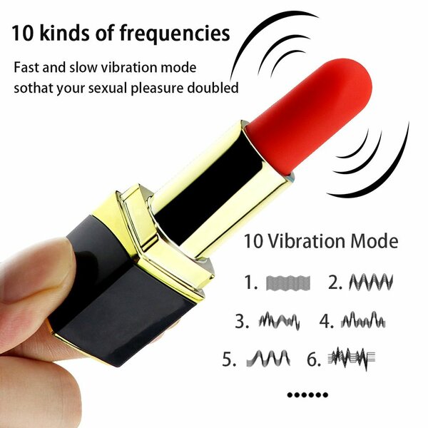 USB Rechargeable Lipstick Vibrator