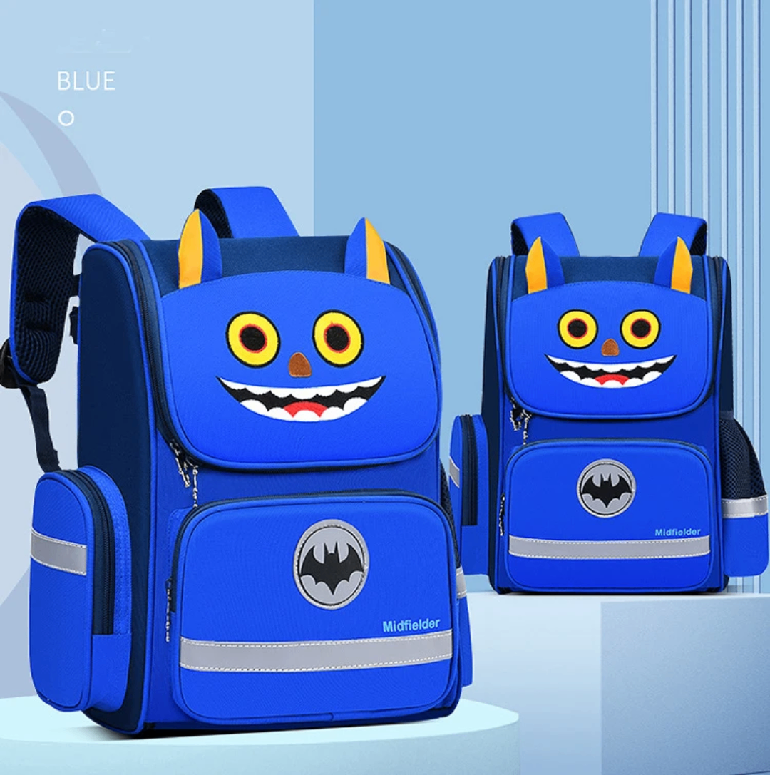Sac à dos enfant monstre bleu