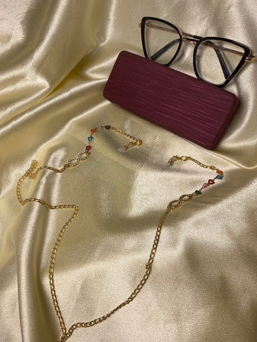 Chaîne pour lunettes élégante