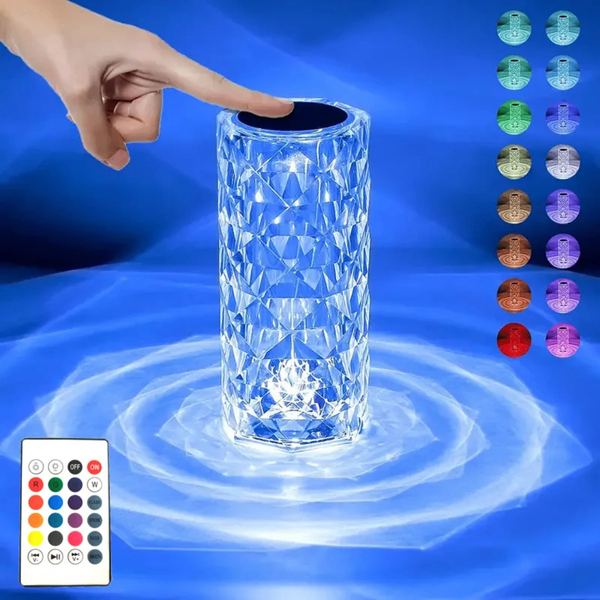 Lampe LED Cristal Changeante