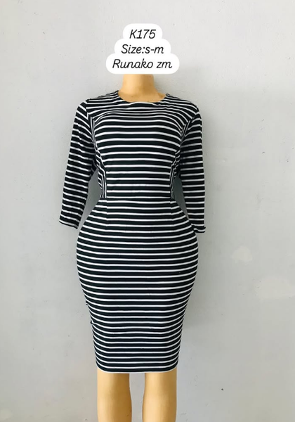 Robe blanc noir