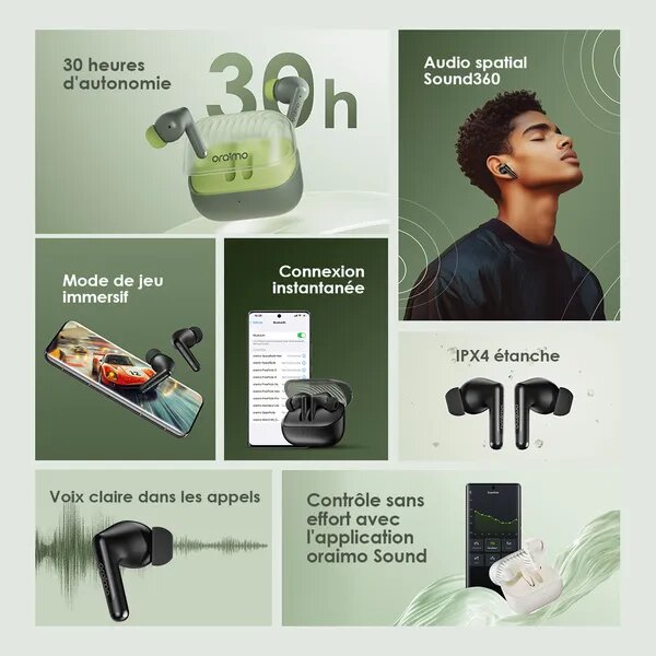 oraimo SpaceBuds Neo Véritable