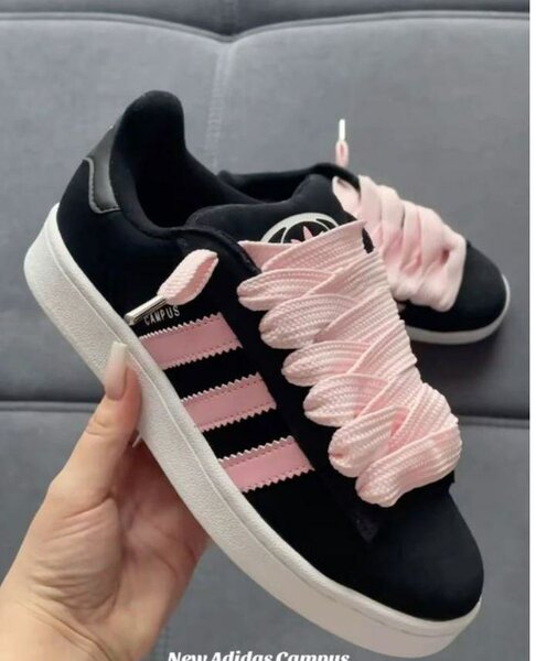 Adidas campus noir rose