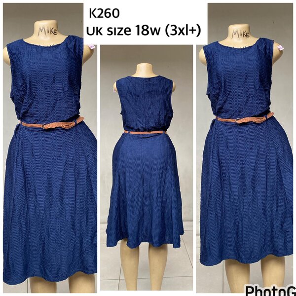 blue dress