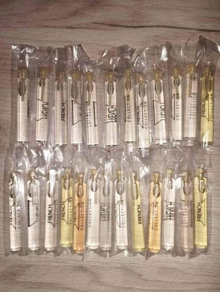 Échantillons de parfum de grande marque