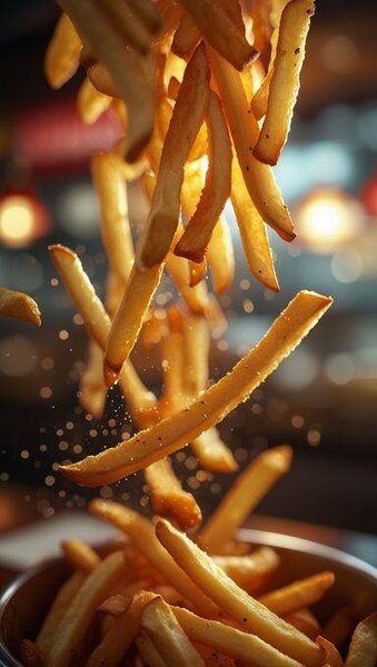 Frites Croustillantes Délicieuses