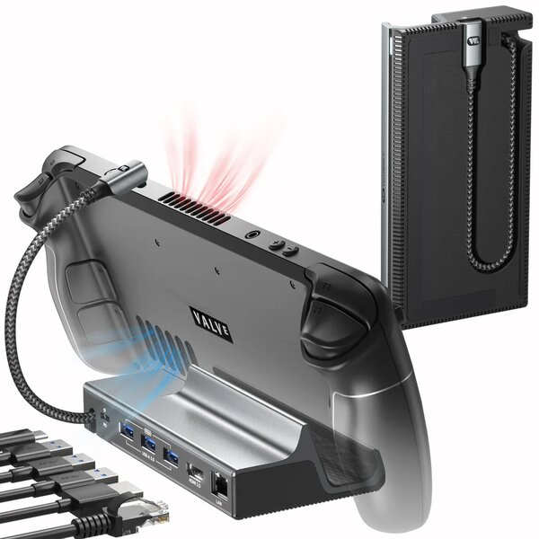 HUB Docking 6 en 1, station d'accueil 4K ROG Ally