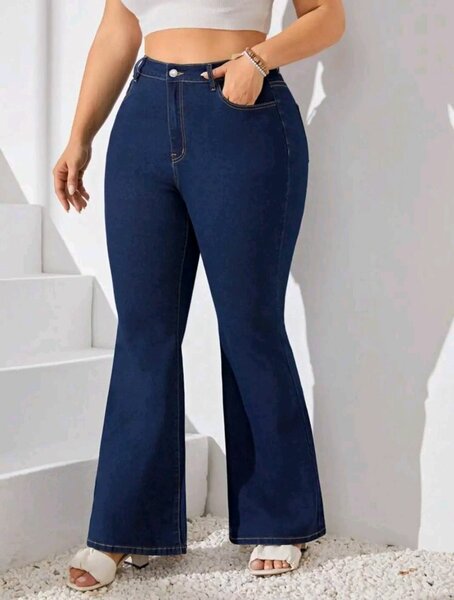 Jean évasé femme mode