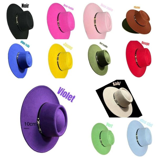 Chapeau en velour