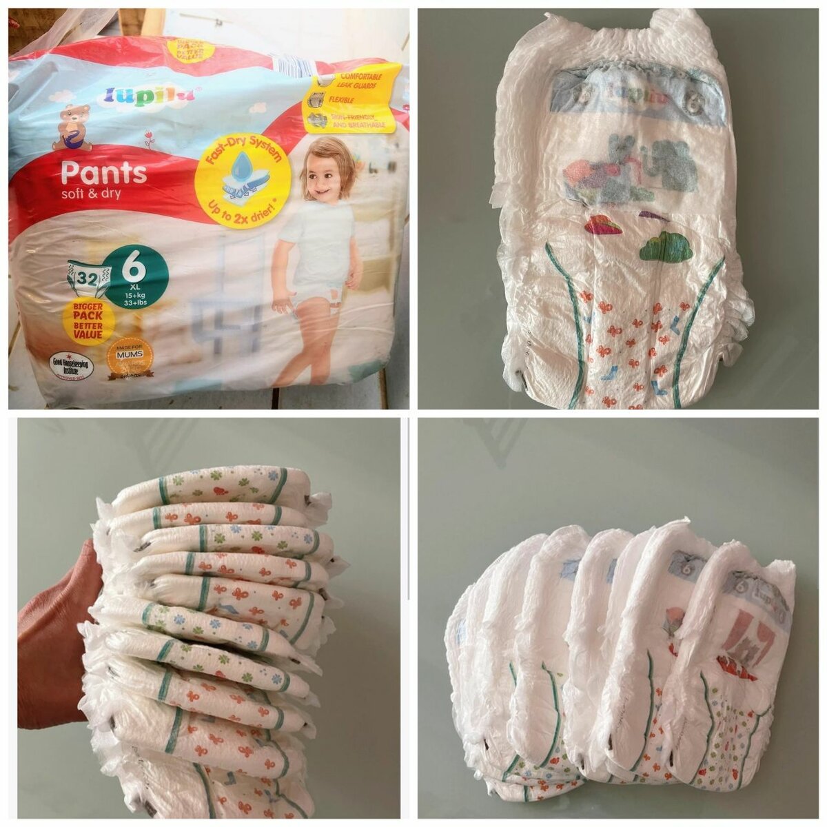 Couches-culottes pour bébé, Taille 6